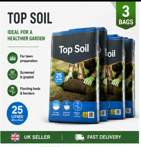 75l garden top soil pack - garden,