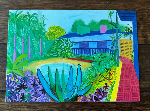David hockney private invite - hockney,