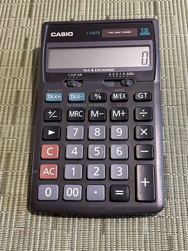 Casio calculator 120te 12 - calculator, j-120te