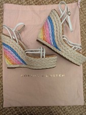 Sophia Webster Pastel Wedge Shoes Size 38  Brand New Never Worn In Dust Bag