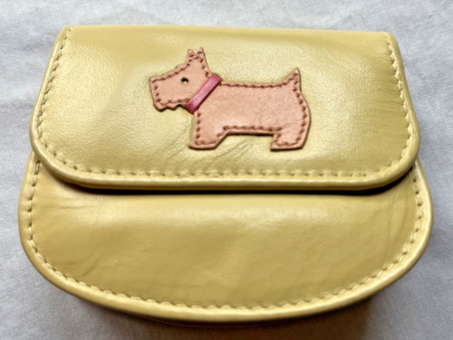 Radley cream leather scottie - radley,