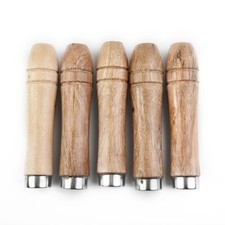 5*set Wooden File Handle Replacement Strong Metal Collar For File Craft Tool New