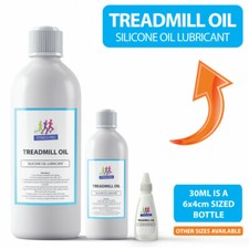TREADMILL OIL Pure Silicone Oil Lubricant for Treadmill Belts - PIPETTE INCLUDED