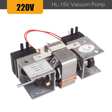 Oil-Free Vacuum Pump Small 220V Micro Air Pump Double Head Piston Pump Mute 110V