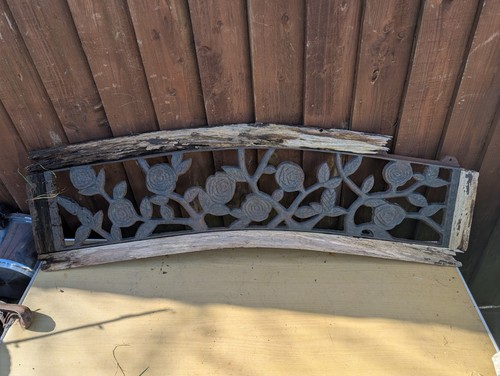 Vintage cast iron curved - cast,