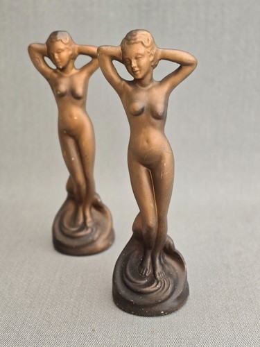 Pair art deco style nude - pair,