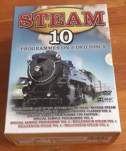 Steam railway dvd box - box, 10