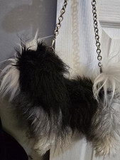 Shitzu Shih Tzu Dog Bag Faux Fur FuzzyNation Fuzzy Nation