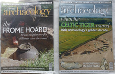 Current Archaeology UK Magazines x2 September & October 2010, The Frome Hoard