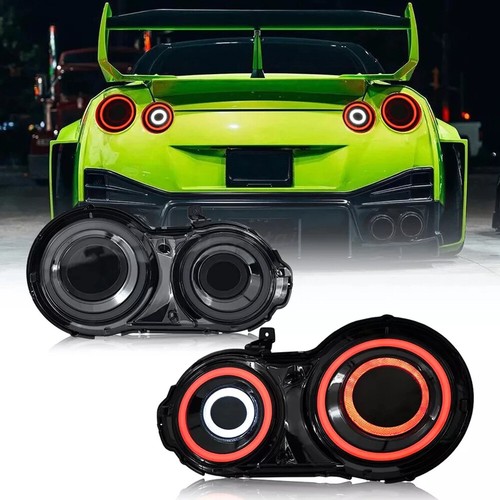 Pair led tail lights - led, rear