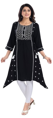 Embroidery work kurtis - embroidery, for