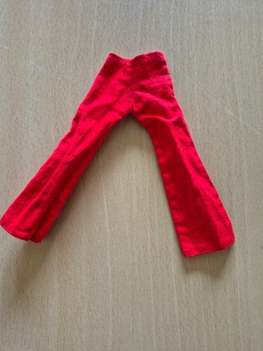 Sindy doll 1970s red trousers - doll,