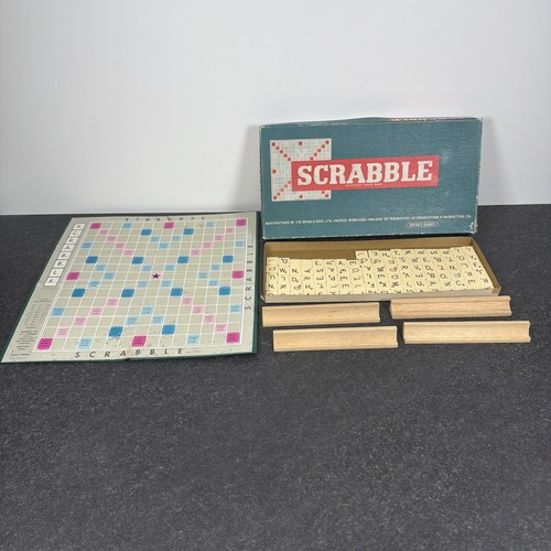 Vintage 1955 scrabble - vintage,