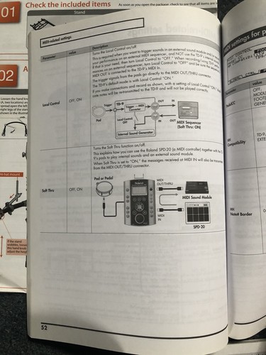 Roland td9 manuals - roland,
