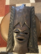 African Tribal Carved Face