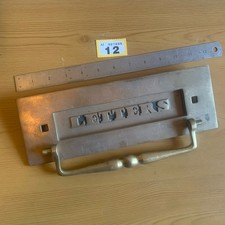 Large Solid Brass Letterbox