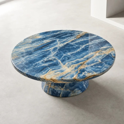 Luxury blue onyx coffee table - luxury,