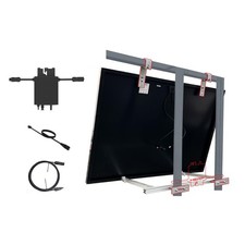 300W Solar Balcony Kit Grid Tie Micro Inverter and Mounting Hooks Plug and Play