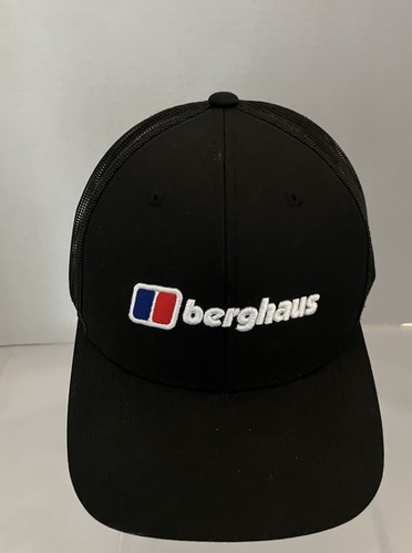 Berghaus logo black snapback - black,