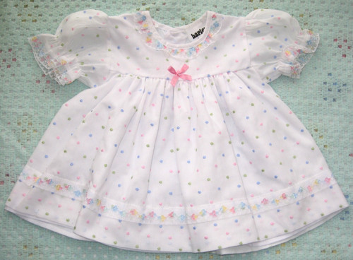 Ditsy frilly dress vintage - frilly,