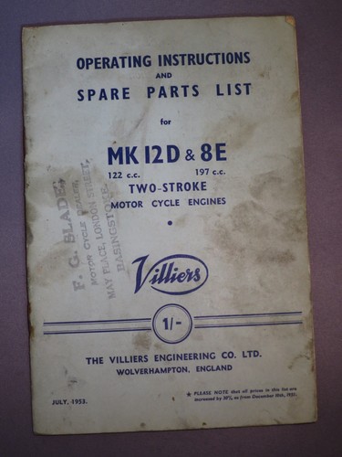 Villiers operating