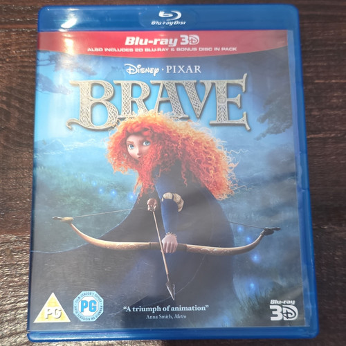 Disney pixar brave blu - brave, blu-ray