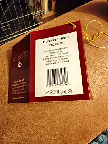 Charlie bears forever friend - charlie,