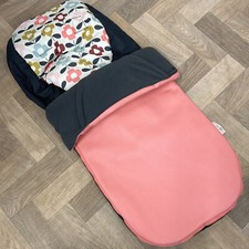 Cosatto Universal Stroller Pushchair Footmuff - Kimono - Pink Faux Leather 🩷