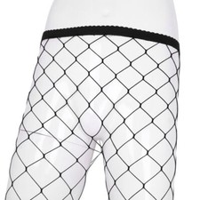 Men Fishnet Tights Underwear Crossdresser Sexy Gay Sissy Stockings Pantyhose