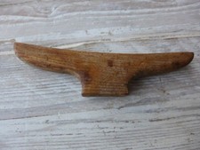 VINTAGE WOODEN OAK CLEAT FOR CLASSIC YACHT BOAT MARINE COLLECTOR HOME DECOR NT06
