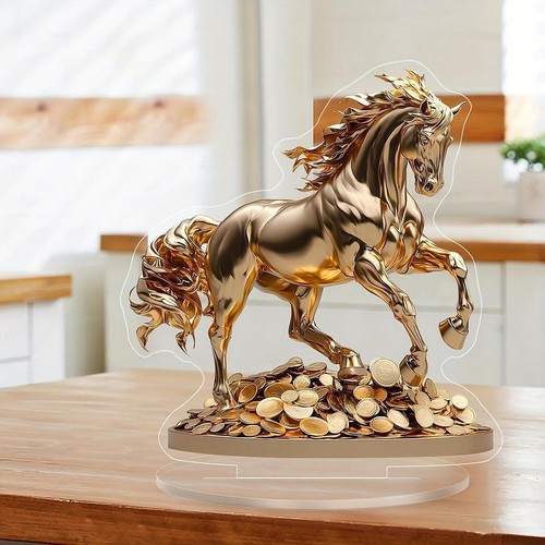 Flat horse statue - 2d,