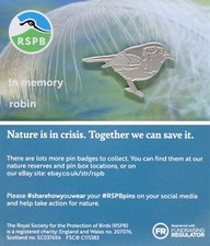 RSPB Pin Badge Special In Memory Robin Pack of 10