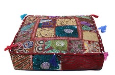 Indian 22" Square Patchwork