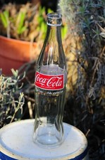 Collectable glass Coca Cola bottle, Vintage 1980s, Empty, Coke THAILAND L@@K!