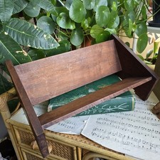 Antique Wooden Book Trough