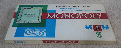 Vintage 1961 monopoly board - 1961,