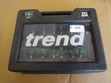 Trend router tools toolbits 1/4" shank x 12 cased