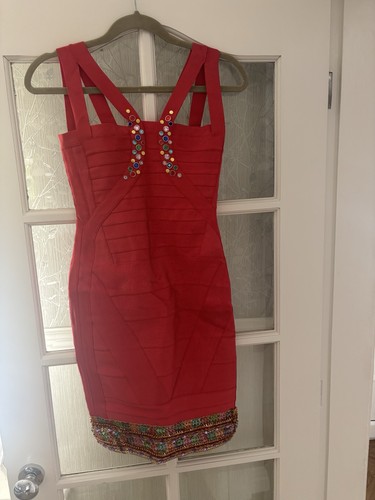 Celeb boutique dress - dress, coral