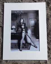 “Elizabeth Hurley” beautiful B&W PRINT on a bespoke mount