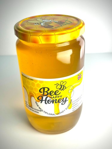 British raw summer honey - raw, pure
