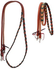 Horse western leather barrel - horse,