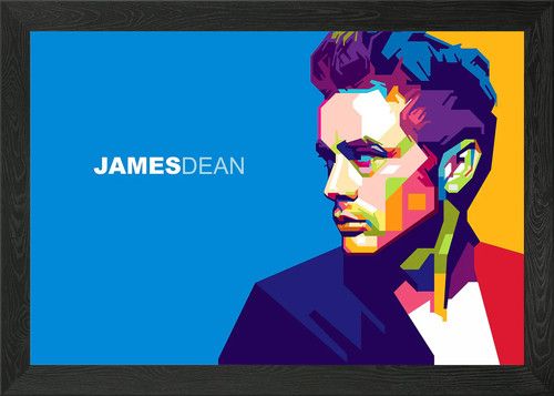James dean framed wall art - james,