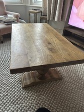 Swoon Editions Mango Wood Coffee Table Light Wood Table