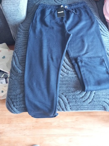 Mens navy blue jogging bottoms - mens,