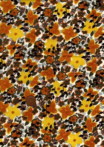 100 cotton dress fabric 70s - fabric,