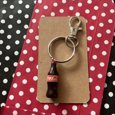 Coca cola coke Miniature bottle Keyring Novelty Keychain