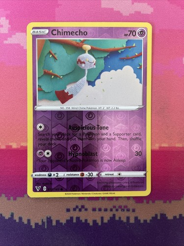 Pokemon card chimecho - pokemon,