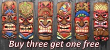 Tiki bar mask 30cm wooden - bar,