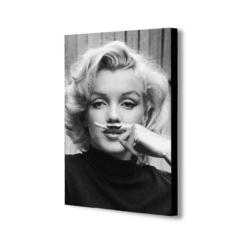Marilyn monroe moustache - marilyn,