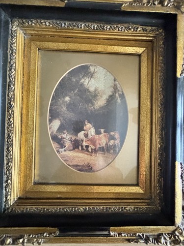 Vintage antique print wood - vintage,